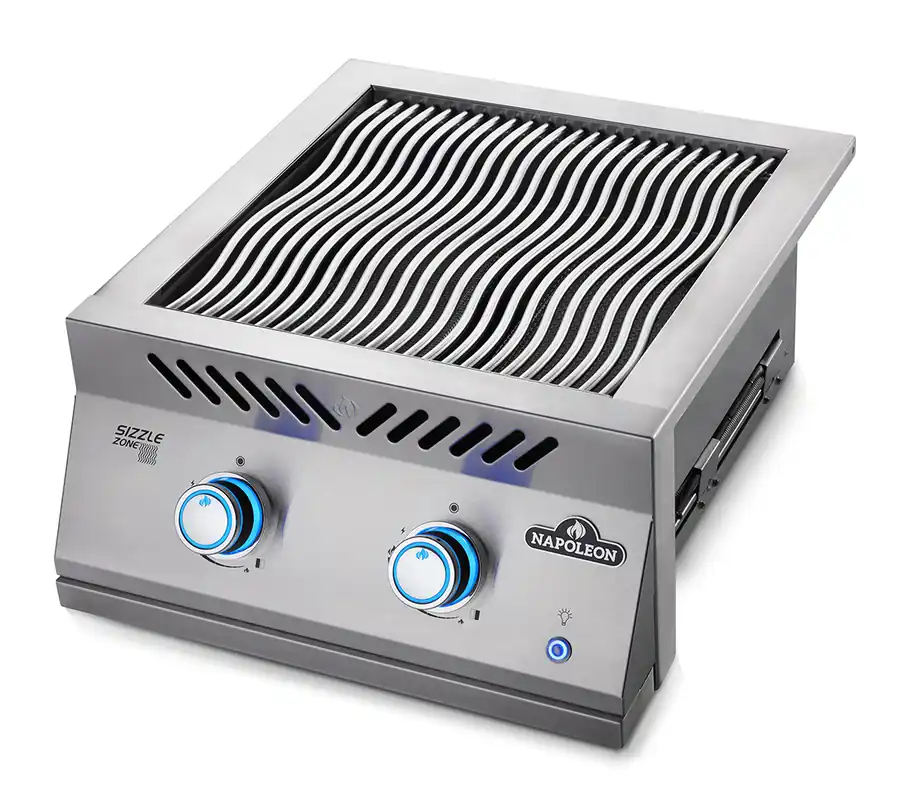 Napoleon 700 Series BIB18 Einbau-SIZZLE ZONE, groß 18" Edelstahl für Napoleon Einbau-Gasgrills Sonderaktion