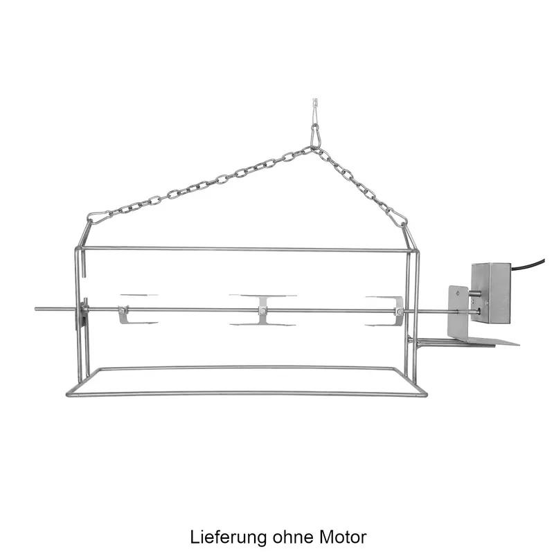 Schneider Rollbräter für Schwenkgrill 60 cm Drehspieß Schwenker Preisknaller