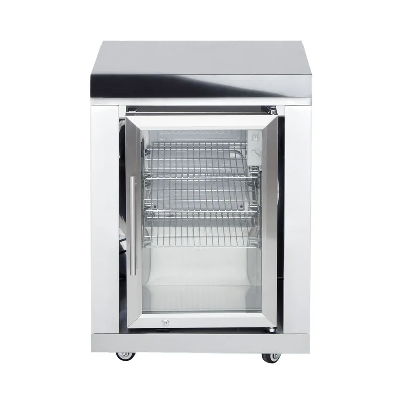 Allgrill Top-Line modulare Outdoorküche Edelstahl Modul 10 Anbau-Kühlschrank 63 Liter Must-Have
