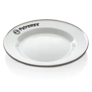 Günstig Petromax Emaille Teller 2er Set weiß Ø 22 cm - Perfekt für Camping & Outdoor