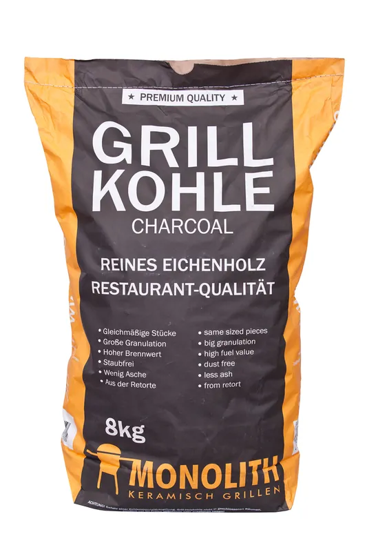 Nur Für Kurze Zeit Monolith Premium Grillkohle Holzkohle in Restaurant Qualität 8 kg 201090
