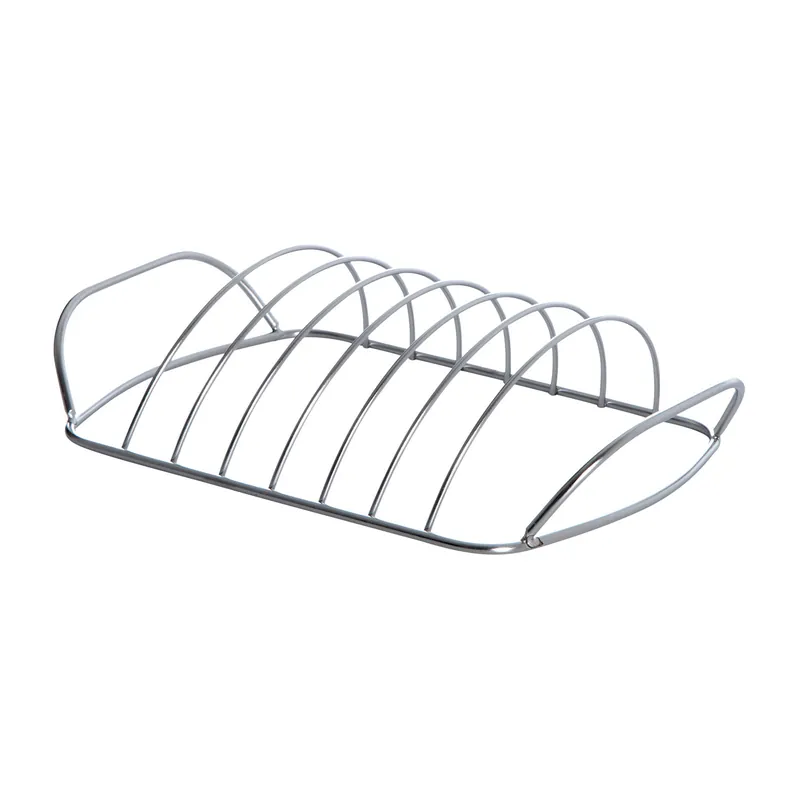 Allgrill Spareribs-Halter aus Edelstahl 30 x 18 x 8 cm Knallerangebot