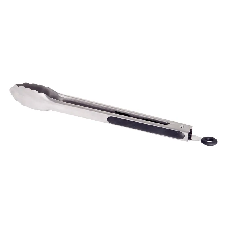 Sale Allgrill BBQ- und Grillzange aus Edelstahl 31 cm ergonomisch Wellenschliff
