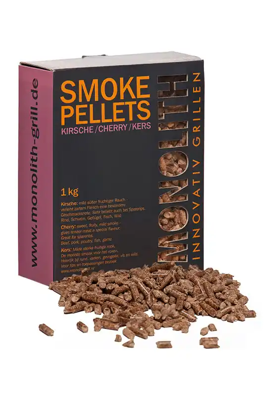 Bestpreis Monolith Smoke Pellets Grillpellets Räucherpellets Kirsche (Cherry) 1 kg 201101