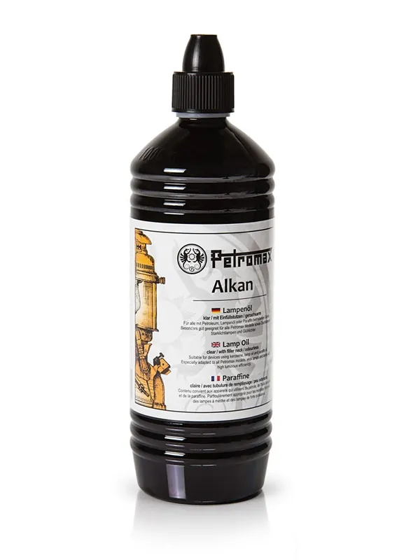 Petromax Alkan Paraffinöl 1 Liter-Flasche Lampenöl für Petroleum- und Öllampen Nur Für Kurze Zeit