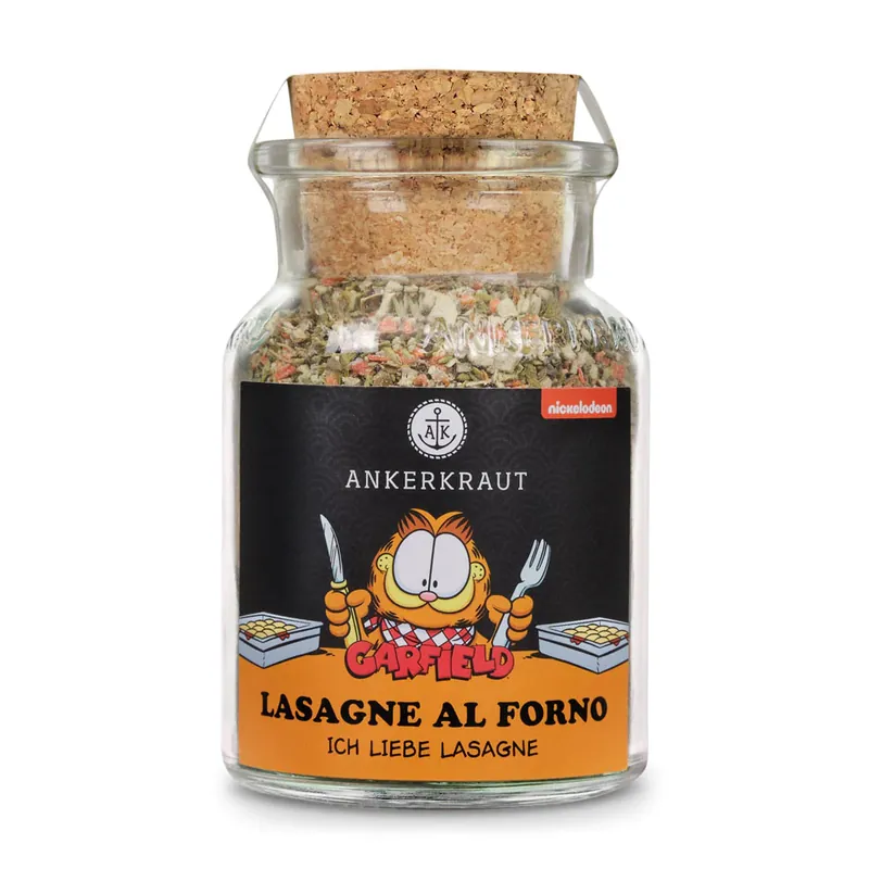 Ankerkraut Lasagne al Forno Gewürzzubereitung für Lasagne im Korkenglas 115 g Sale