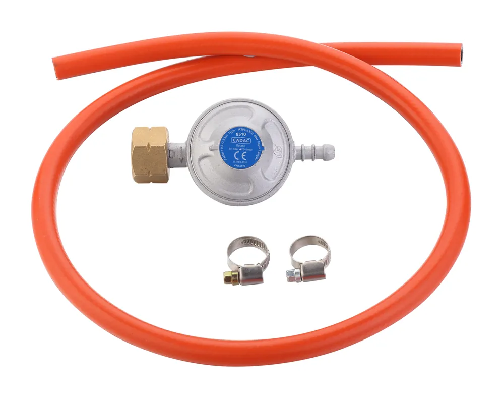 Neu Im Sortiment Cadac Gasdruckregler Universalregler 30mbar inkl. Schlauch 1/4‘‘ BSP Linksaußengewinde