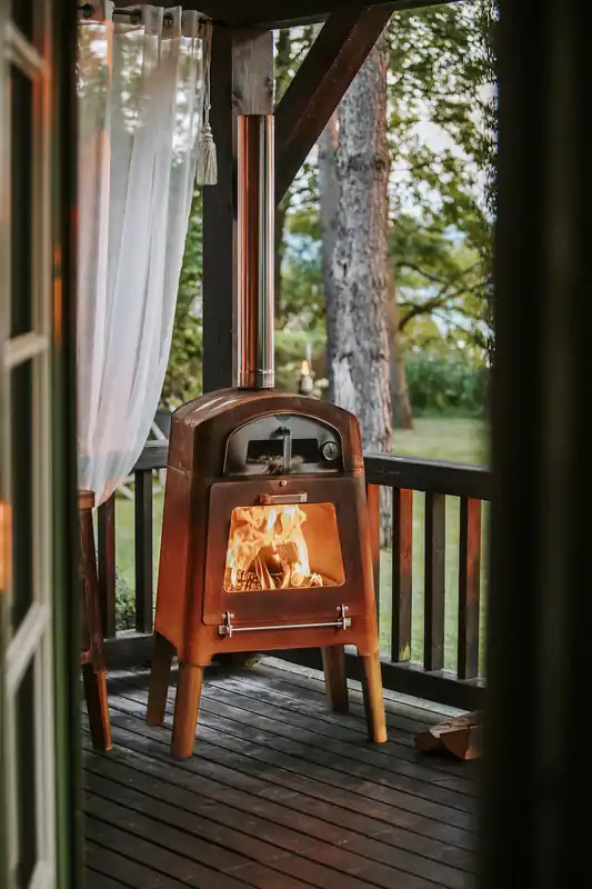 Meistverkauft Masuria Kamin Nexo Corten Multifunktionaler Holzofen, Feuerstelle, Grill und Pizzaofen
