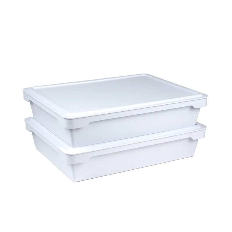 Ooni Pizzateigboxen Pizzateig Garbehälter 2-teilig mit Deckel 42,3 x 32,3 x 9,3 cm Direktkauf