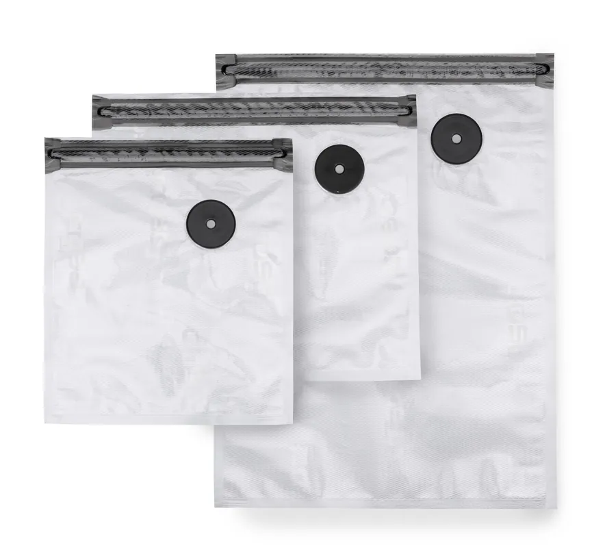 Caso Design Vacu ZIP-Bags-Set, 20 ZIP-Beutel, 150 µm für Vakuumiersysteme und Sous Vide Highlight