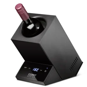 Beliebt Caso Design Wine Case One Black Design Weinkühler für eine Flasche