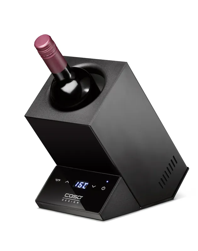 Beliebt Caso Design Wine Case One Black Design Weinkühler für eine Flasche