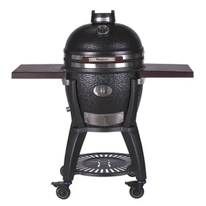 Zertifiziert Monolith Keramikgrill AVANTGARDE.55 (CLASSIC) mit Gestell/Seitentische 301000+301019