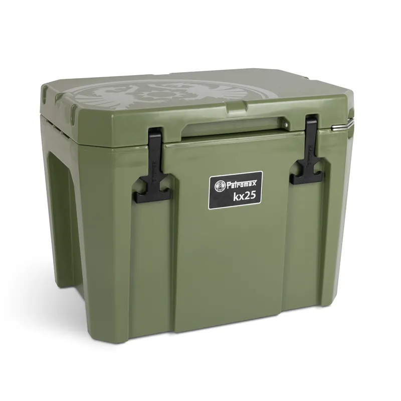 Nur Für Kurze Zeit Petromax Kühlbox 25 Liter kx25 Oliv für Camping, Angeln und Picknick / Stromunabhängig