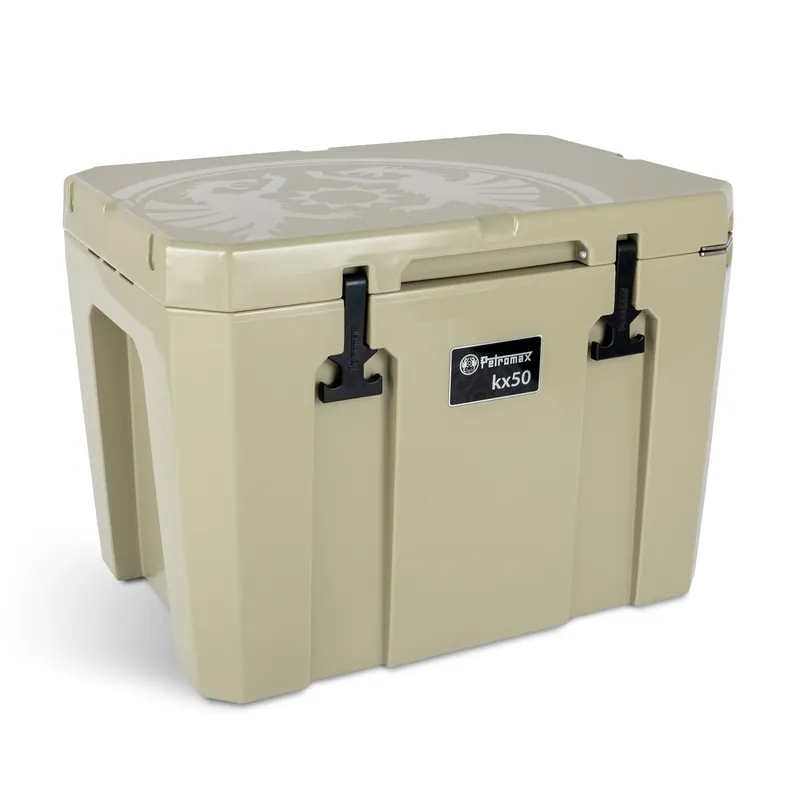 Nur Für Kurze Zeit Petromax Kühlbox 50 Liter kx50 Sand für Camping, Angeln und Picknick / Stromunabhängig