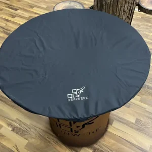 DEINWERK Abdeckung für Plancha Platte Ø 90 cm diffusionsoffen mit DEINWERK Logo Sale