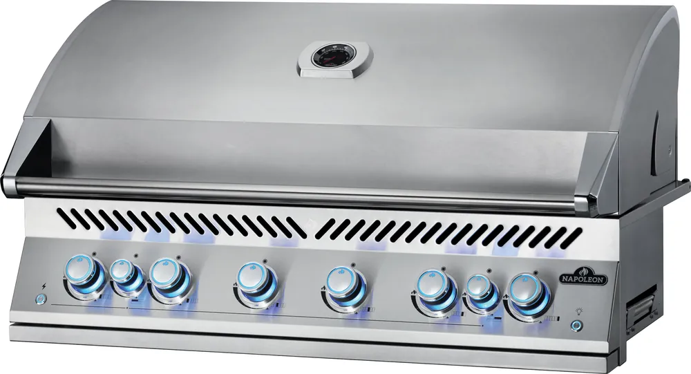 Begrenztes Angebot Napoleon BIG44 Einbau-Gasgrill 700 Series Built In 44" Edelstahl inkl. Drehspieß 31,6 kW 8 Brenner