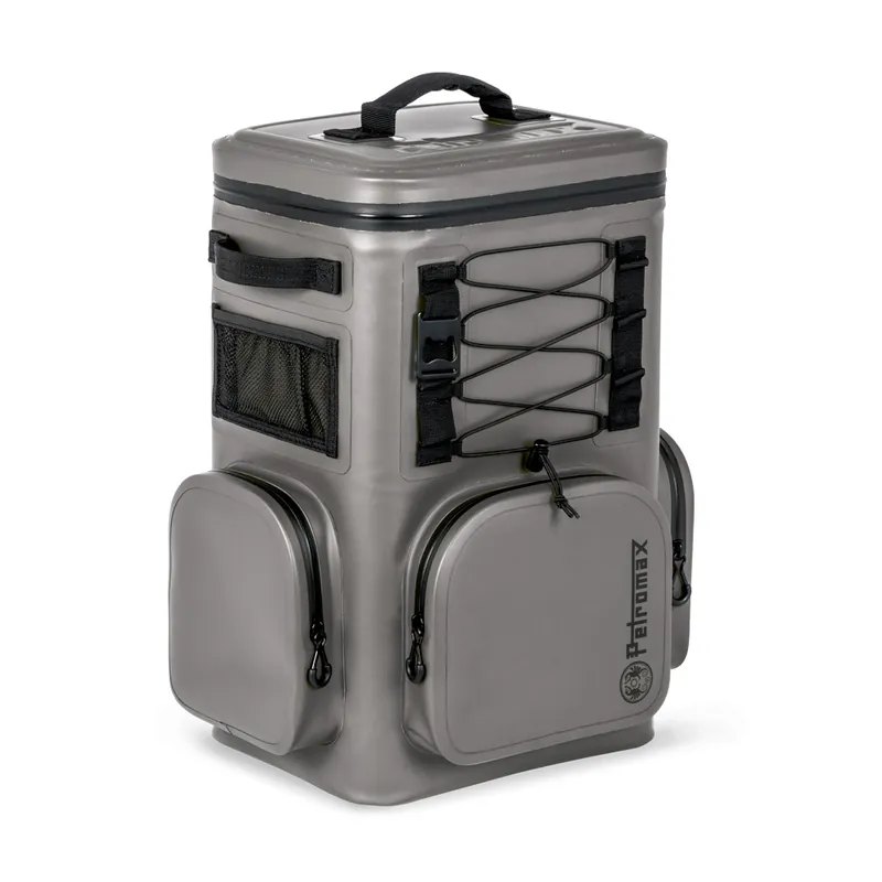 Petromax Kühlrucksack 17 Liter Dunkelgrau - 6 Tage Passive Kühlung ohne Strom / Wasserdicht Must-Have
