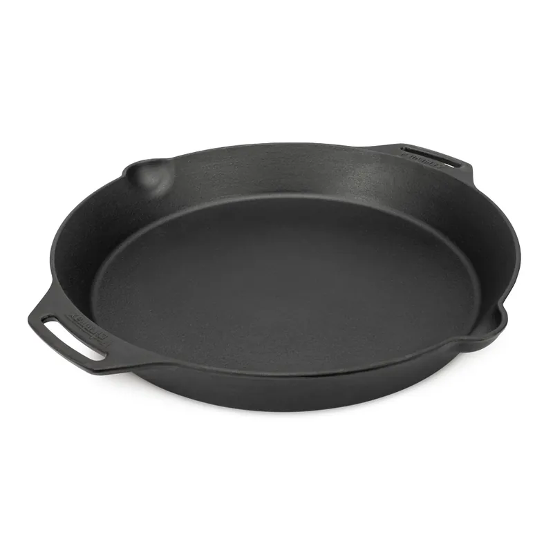 Petromax Grill-Feuerpfanne fp50h-t mit zwei Henkeln ohne Füße Gusseisen Pfanne 10,7 Liter Ø 50 cm Billig