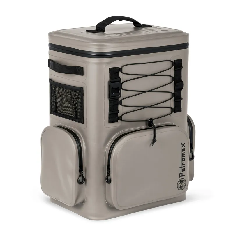 Letzte Chance Petromax Kühlrucksack 27 Liter Sandfarben - 8 Tage Passive Kühlung ohne Strom / Wasserdicht