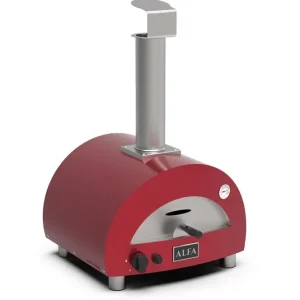 Alfa Forni Tragbarer Gas Pizzaofen MODERNO PORTABLE Antik Rot FXMD-PT-GROA-DE Finale Aktion
