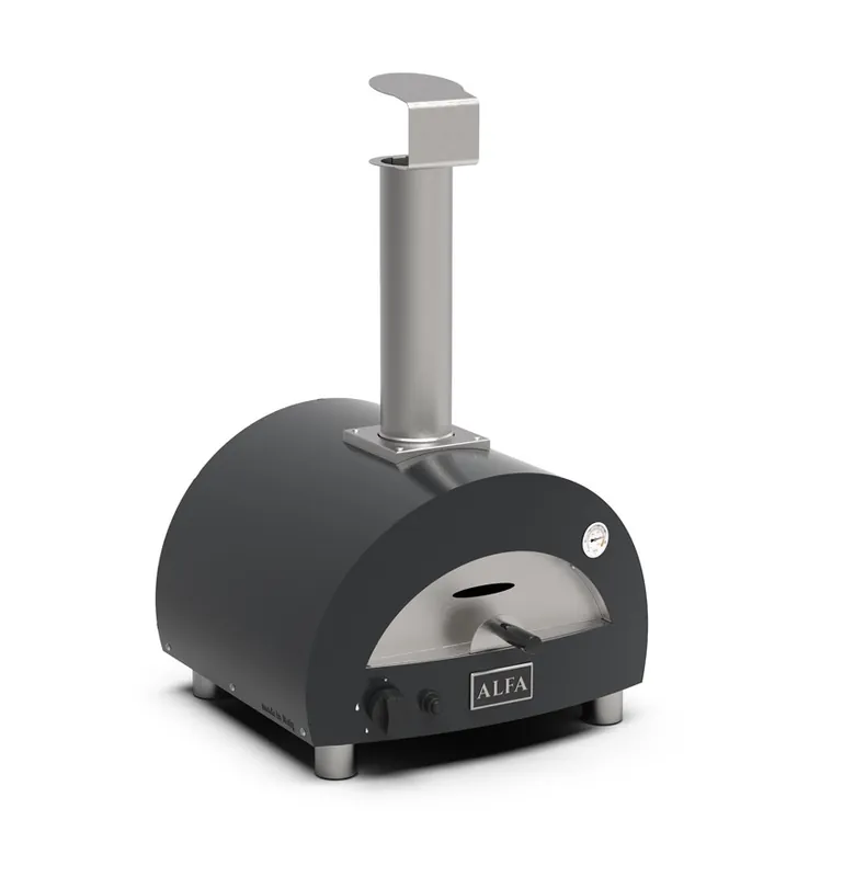 Alfa Forni Tragbarer Gas Pizzaofen MODERNO PORTABLE Schiefer Grau FXMD-PT-GGRA-DE Neu