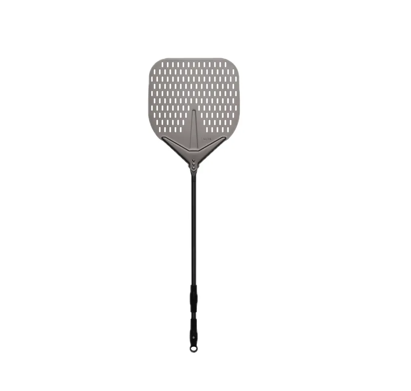Alfa Forni Pizza Schaufel Medium 30 cm / 95 cm perforiert aus Aluminium AC-PALA-M Sonderaktion