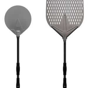 Alfa Forni Pizza Schaufel Set Medium 2-teilig Pizzaschaufel und Pizzaschieber AC-SETM Expressversand