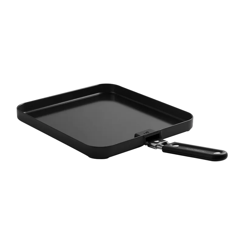 Cadac Glatte Universal-Grillplatte für 2-Cook 3 aus Aluminium mit Griff 25 x 27 cm 98715C Must-Have