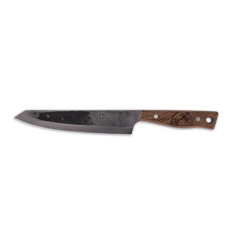 Petromax Kochmesser 20 cm Klinge aus rostfreiem Stahl mit Griff aus Walnussholz Top-Preis