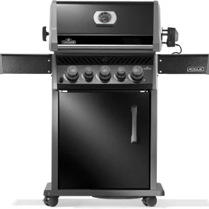 Sale Napoleon Rogue RB 425 Schwarz Gasgrill mit Heck- & Seitenbrenner, inkl. Drehspieß RB425RSBPK-2-DE-R