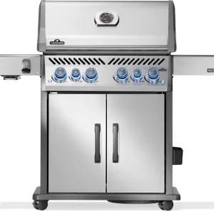 Napoleon Rogue PRO-S 525 Edelstahl Gasgrill mit SIZZLE ZONE & Edelstahl Rosten RPS525RSIBPSS-2-DE Heißes Angebot