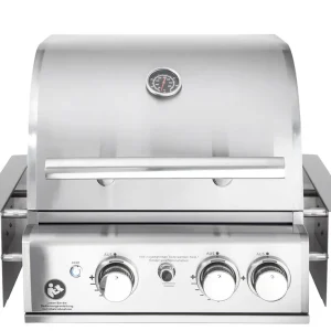 Meistverkauft ALLGRILL Einbau-Gasgrill CHEF S Edelstahl Built-In Air System, 2 Brenner, Backburner 100959