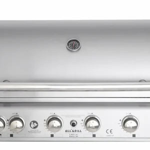 Sonderaktion ALLGRILL Einbau-Gasgrill CHEF XL Edelstahl Built-In Air System, 6 Brenner, Backburner 100939
