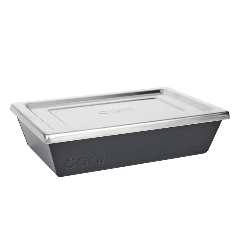 Preiswert Ooni Detroit Pizzablech Medium 24 x 16 cm - Antihaftbeschichtete tiefe Pizza-Backform mit Deckel