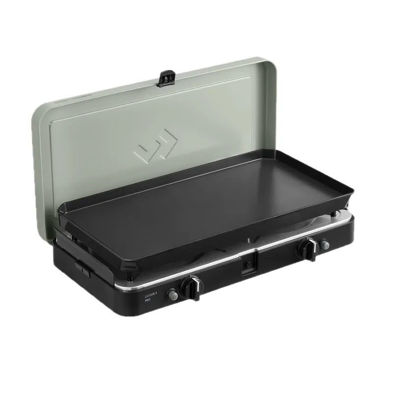 Zertifiziert Cadac 2-Cook 3 Pro Plancha 30mbar BBQ Gasgrill Tischgrill Campinggrill 203P1C-15-EF