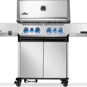 Napoleon Prestige 500 Edelstahl Gasgrill mit SIZZLE ZONE & Heckbrenner P500VRSIBPSS-DE Sichere Zahlung