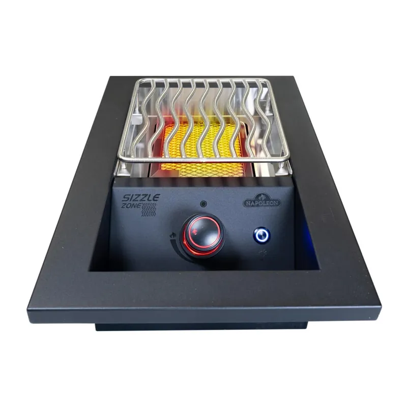 Wochenendangebot Napoleon 700 Series BIB10 Einbau-SIZZLE ZONE, klein 10" Mattschwarz BIB10IRPMK-CE
