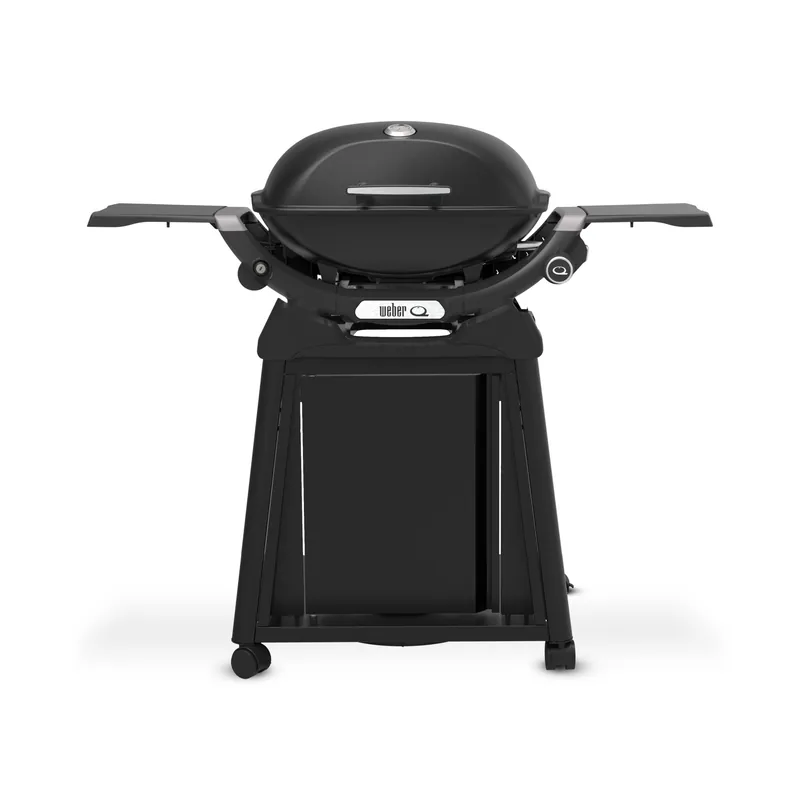 Neue Kollektion Weber Q 2200N Gasgrill mit Seitentischen und Premium-Rollwagen Black 1501112