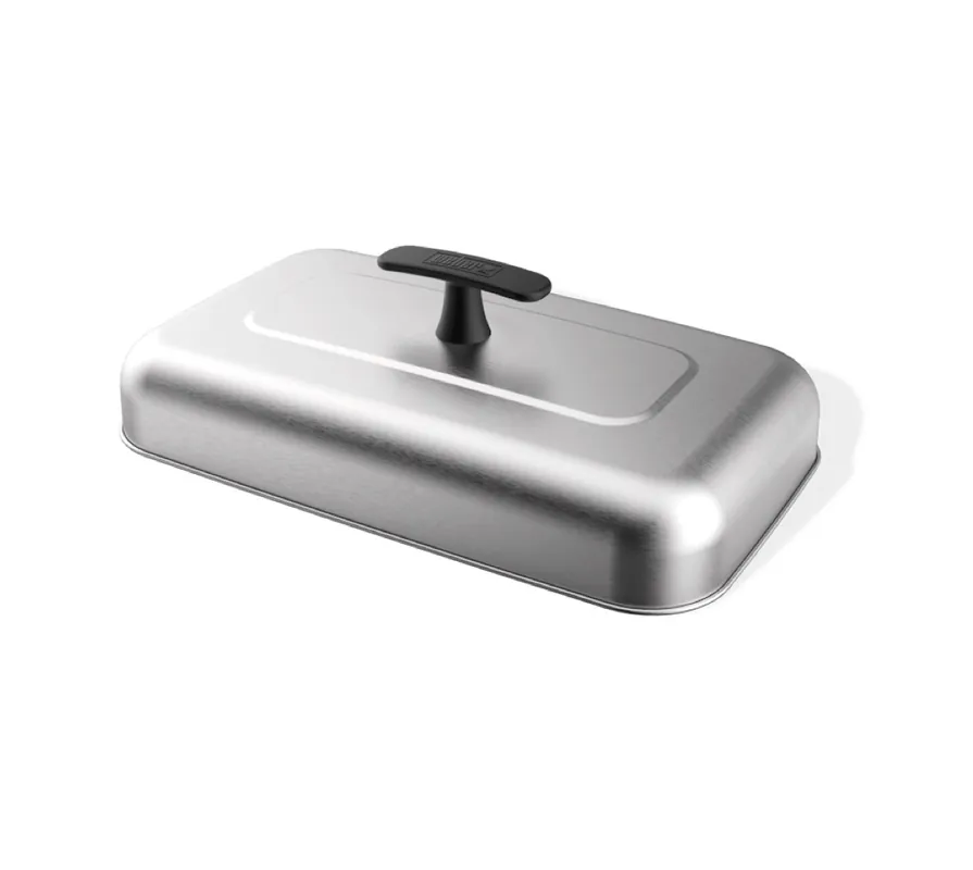 Markenware Weber Grillhaube XL Garhaube Schmelzglocke für Grillplatten 3400426