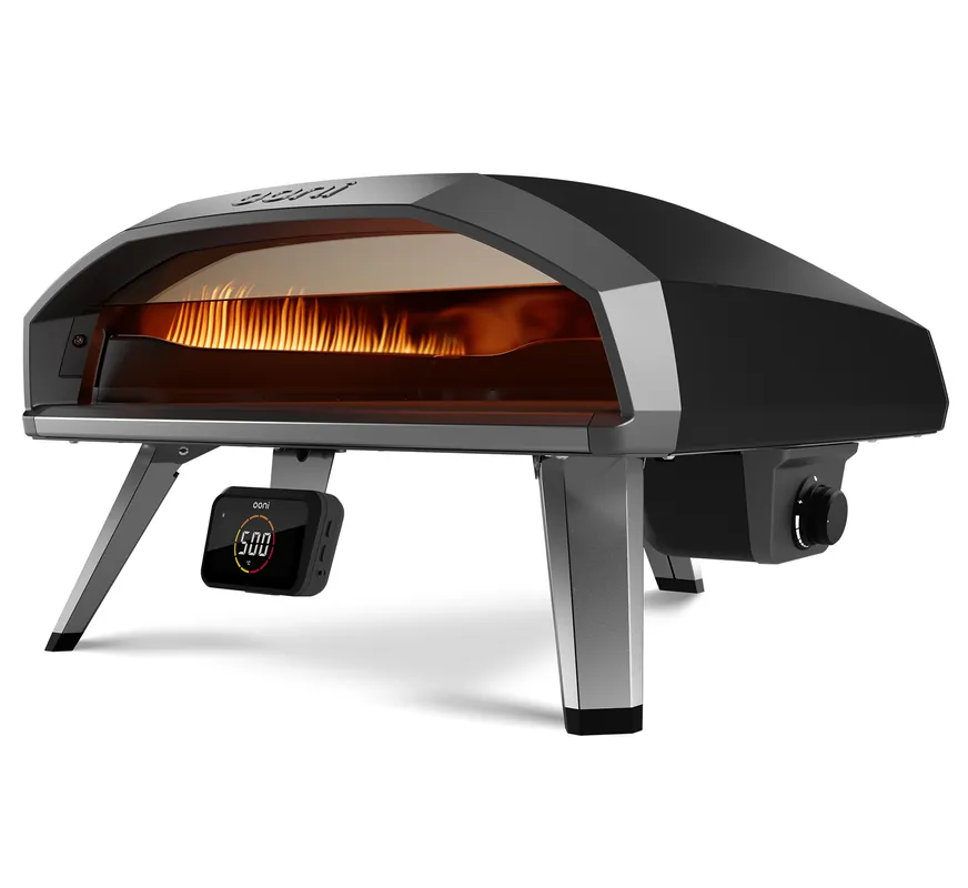Ooni Koda 2 PRO Gas Pizzaofen 50 mBar Schwarz Outdoor Pizzaofen mit 45 cm Koch- und Backfläche Günstig