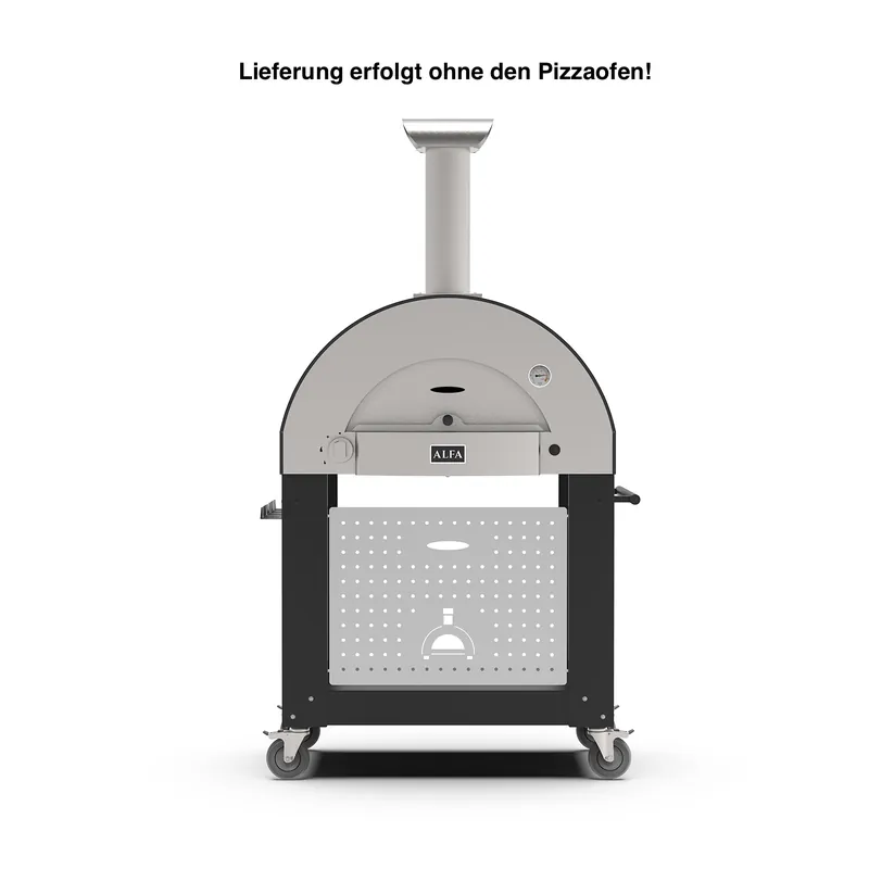 Echt Alfa Forni Unterbau 4 Pizze für CLASSICO Pizzaofen Schwarz BF-4P-NEGO