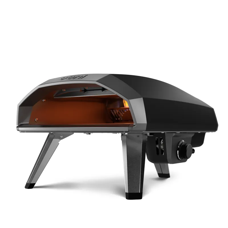 Ooni Koda 2 Gas Pizzaofen 50 mBar Schwarz Outdoor Pizzaofen für Pizzen bis Ø 35 cm Zertifiziert