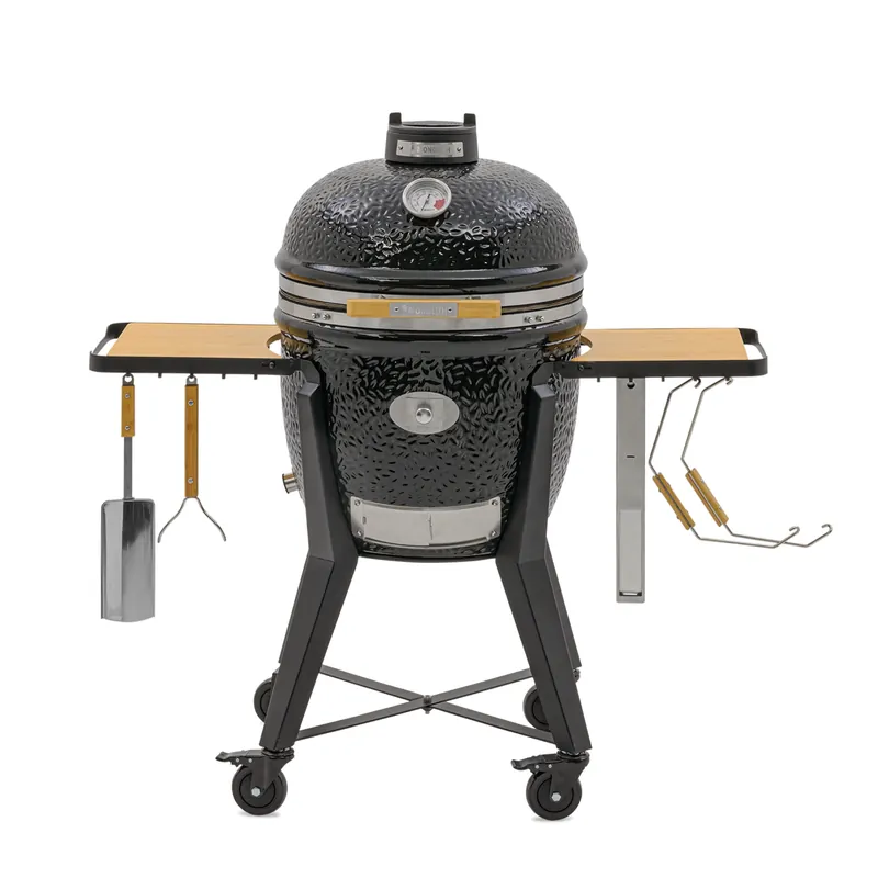 Neue Kollektion Monolith Keramikgrill MONOLITH TWO.55 mit Gestell und Seitentische 121000.55.SET