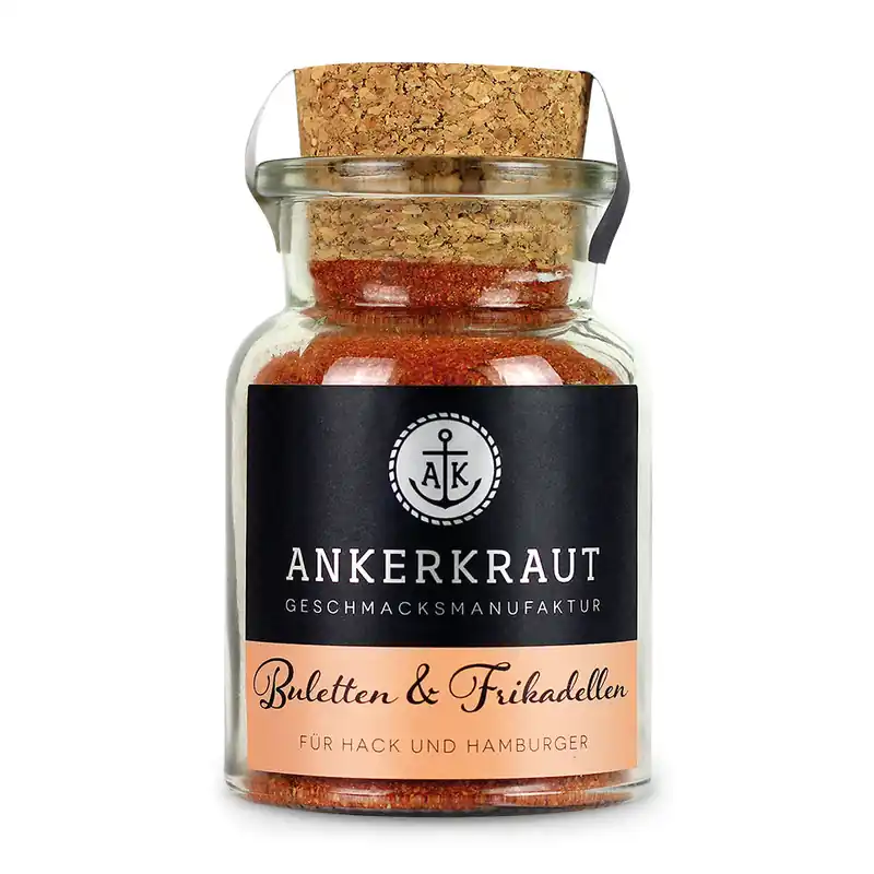 Nur Für Kurze Zeit Ankerkraut Buletten & Frikadellen Gewürz Gewürzmischung im Korkenglas 100 g