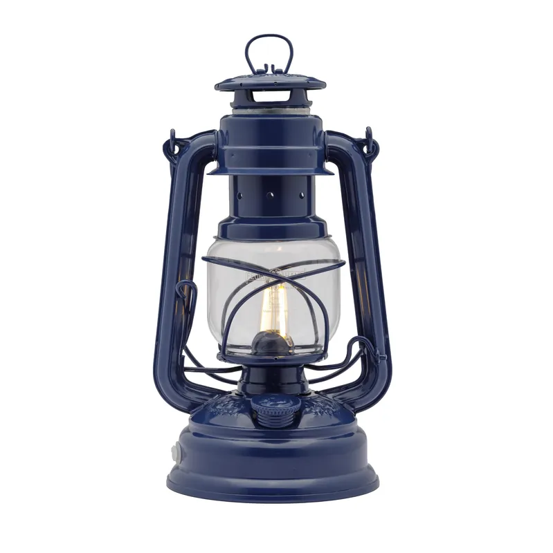 Feuerhand LED Laterne Baby Special 276 Cobalt Blue Dimmbar Neuheit