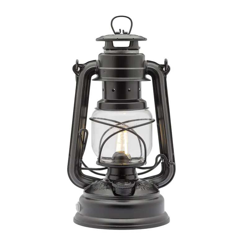 Expressversand Feuerhand LED Laterne Baby Special 276 Matt Black Dimmbar