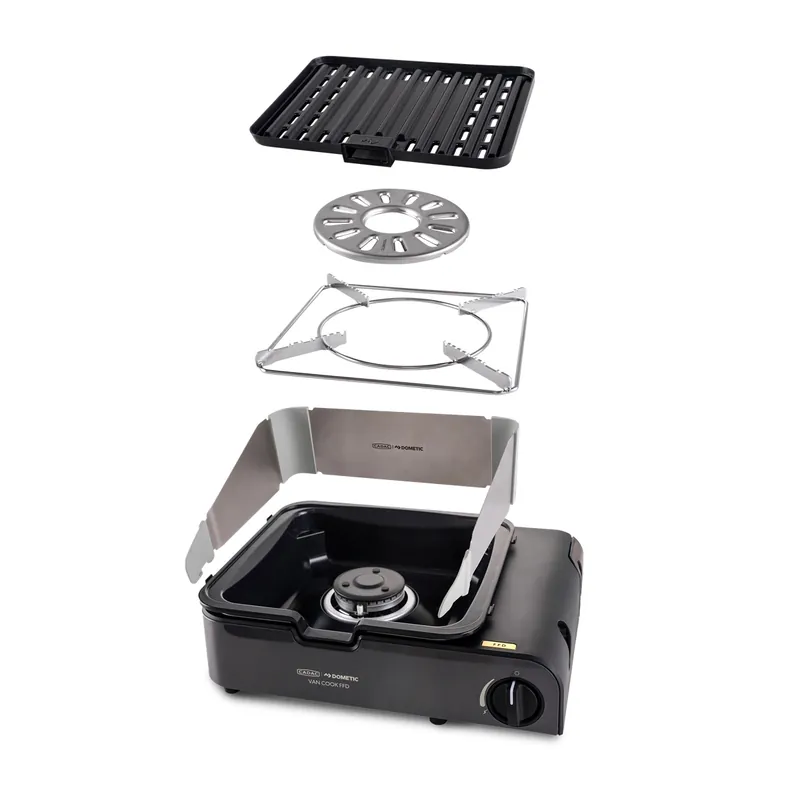 Cadac Van Cook FFD BBQ Plate Gasgrill Tischgrill Campinggrill 1025-25-UN Neuheit