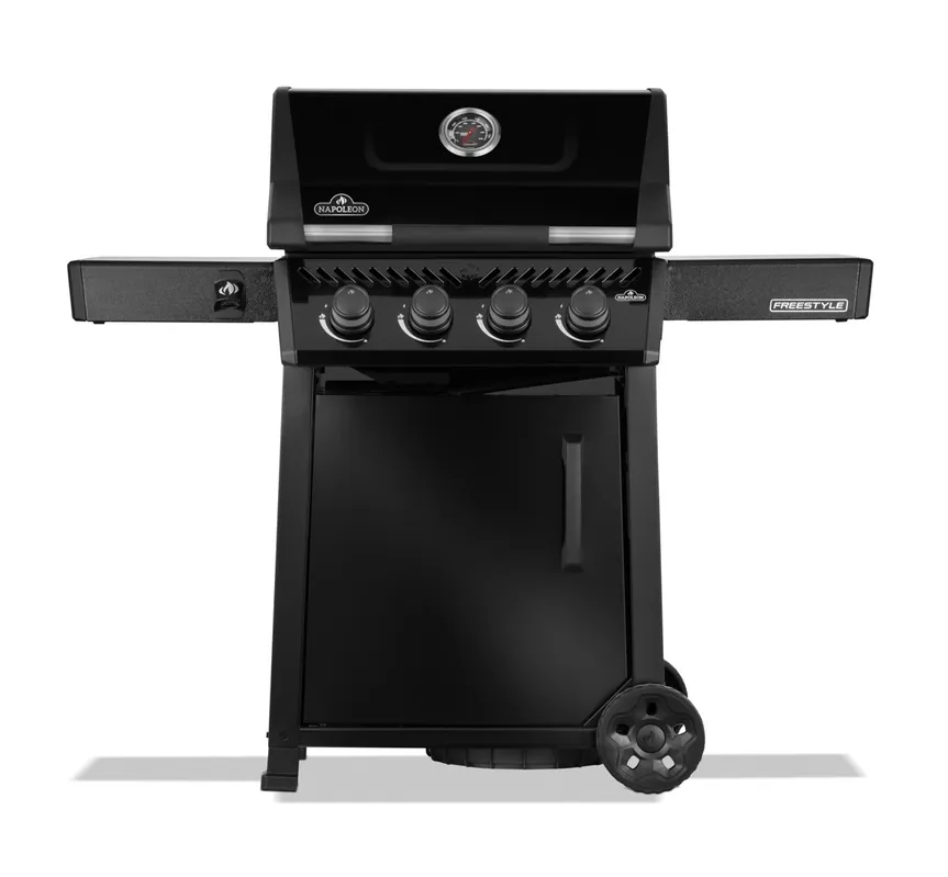 Direktkauf Napoleon Freestyle 425 Gasgrill Schwarz mit Tür 4 Brenner F425DPK-1-DE
