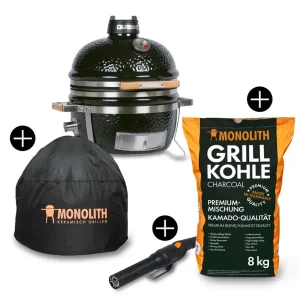 Direkt Vom Hersteller Monolith Starterset ICON Keramikgrill mit Gestell inkl. Zubehör-Starterpaket 102000-START